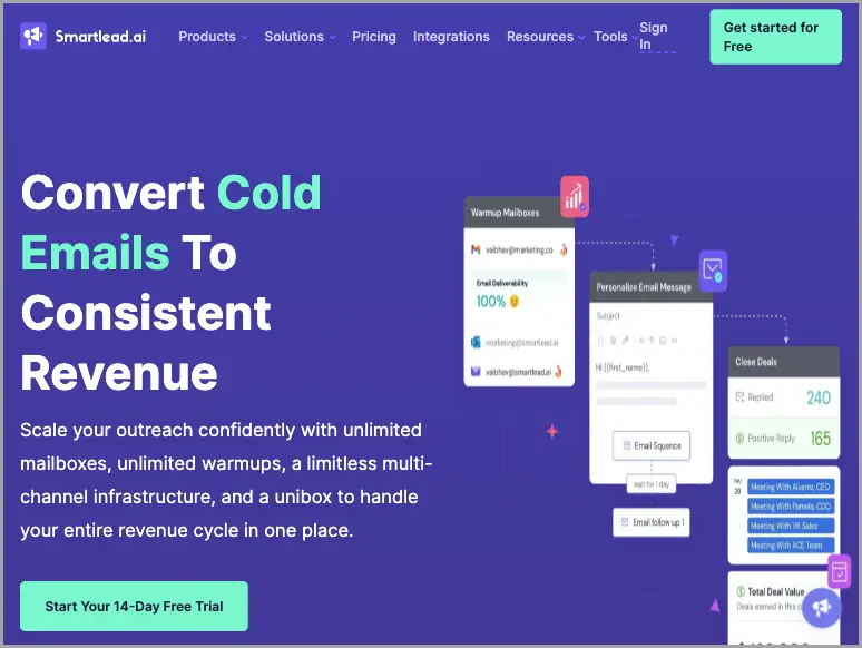 Smartlead website.