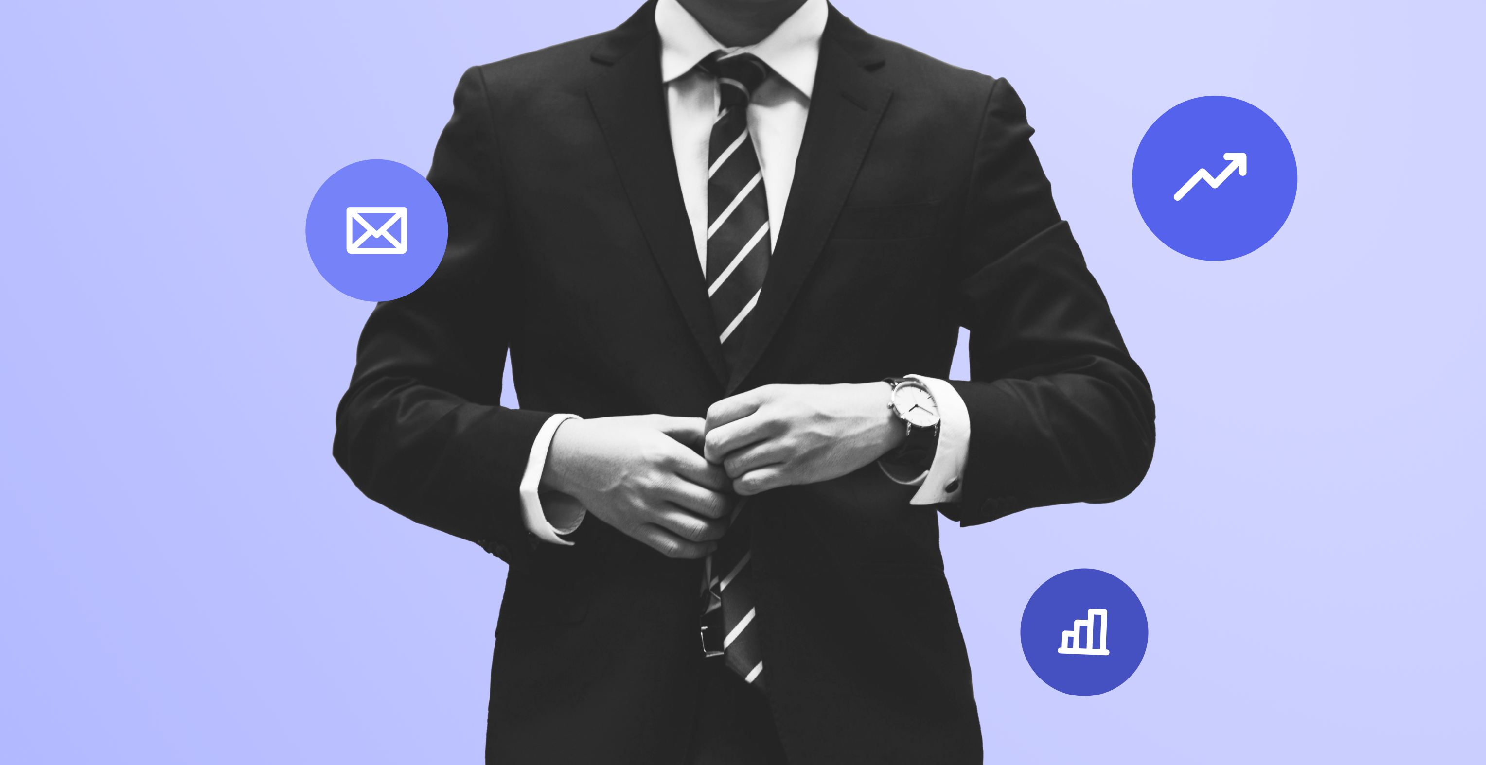 Businessman in suit.