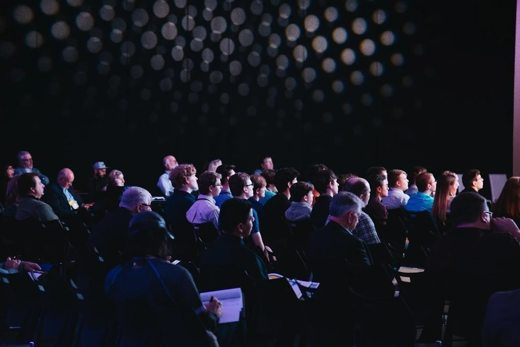 People attending an event