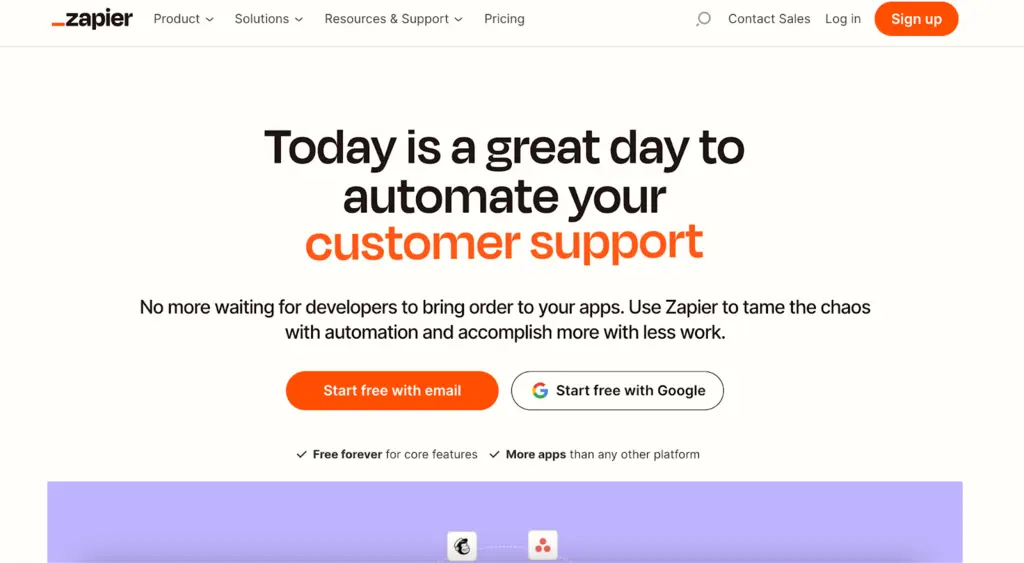 Zapier automation tool new image