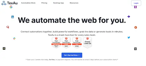 texau homepage