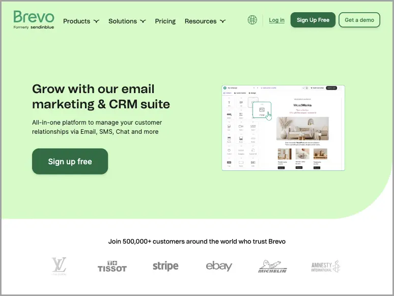 Brevo website.