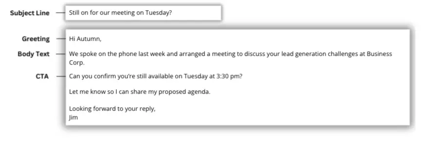 Follow up email tips template.