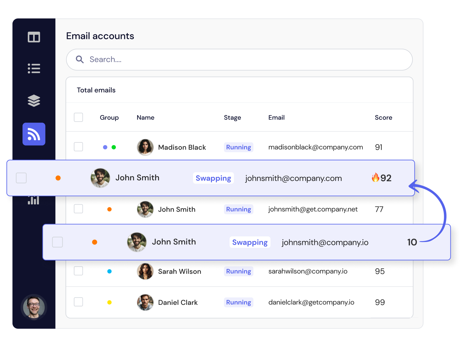 quickmail smart sending group deliverability ai