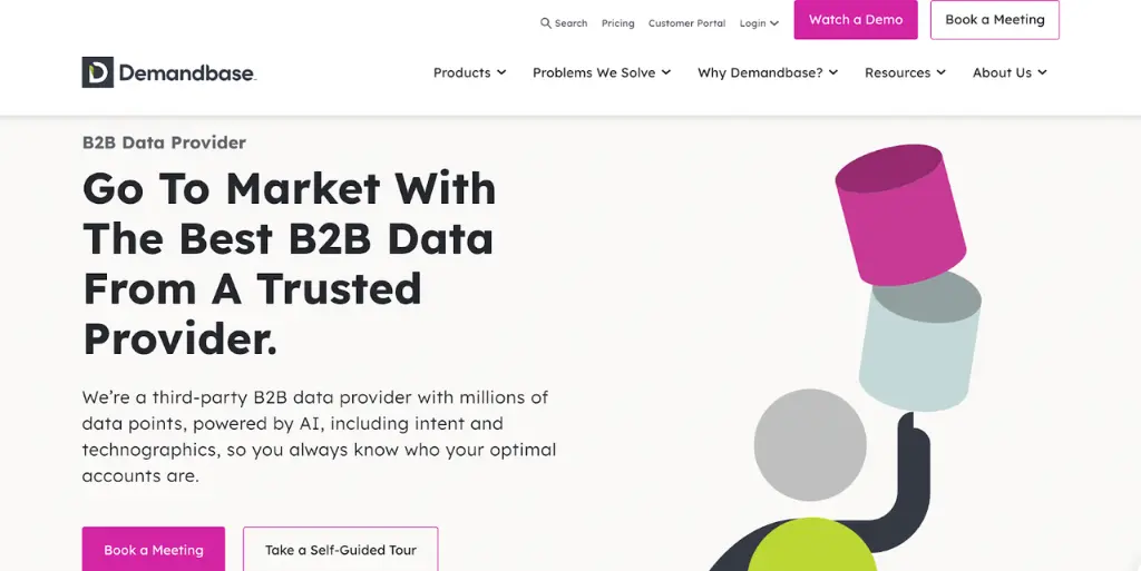 Demandbase homepage
