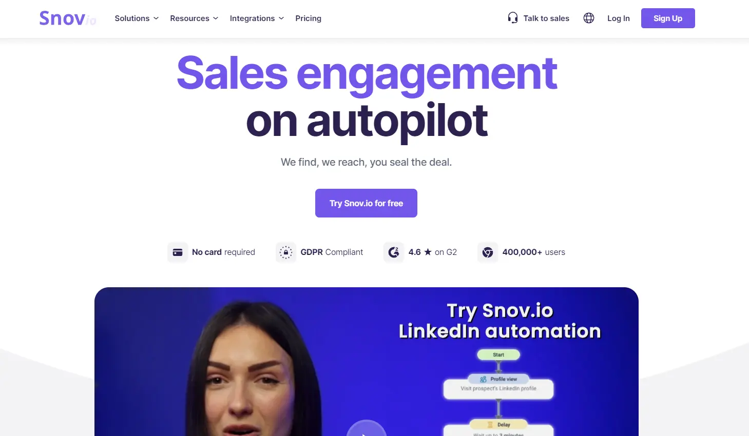 Snov website.