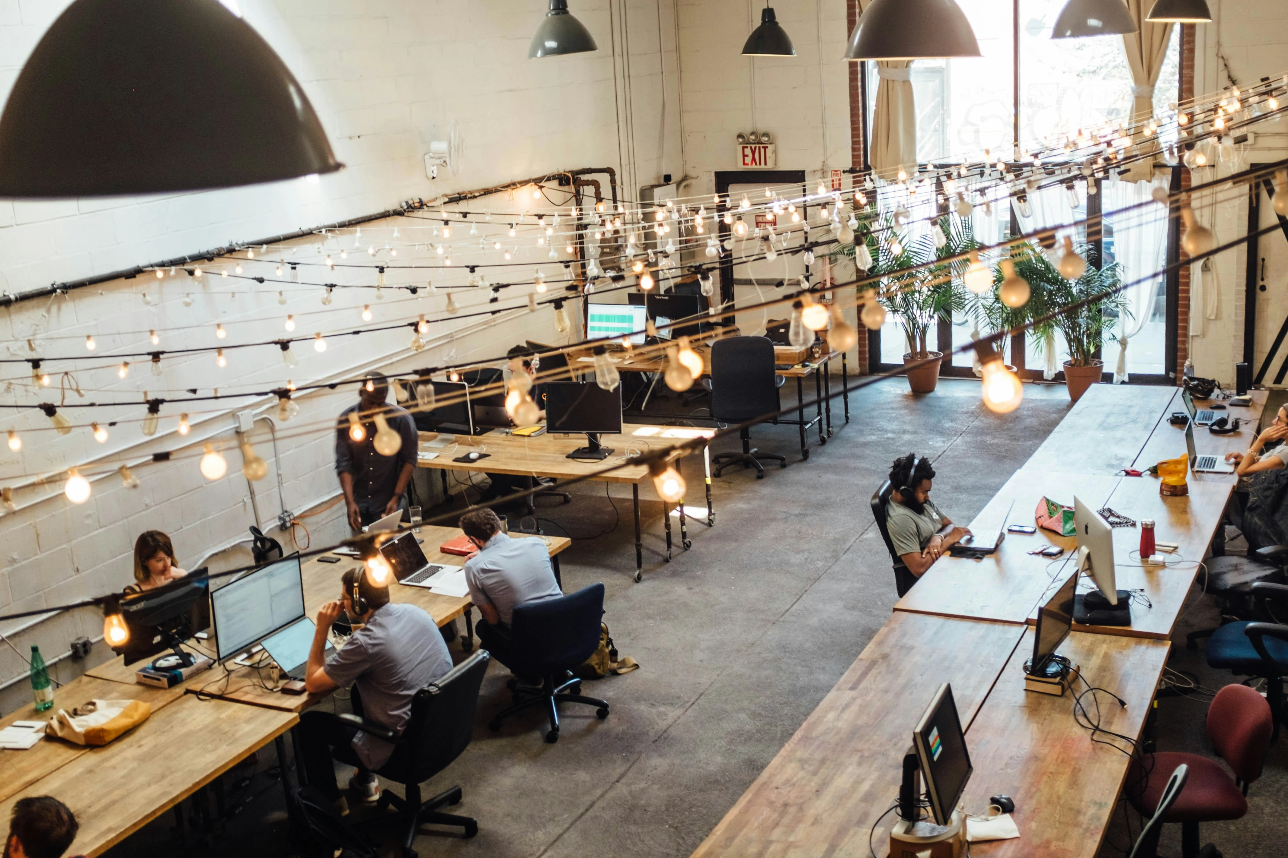 open office space start up